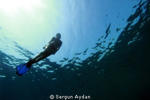 Free diver by Sergun Aydan 